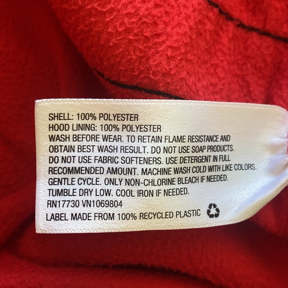 CHRISTMAS ELF GREEN AND RED HOODIE ONESIE PAJAMA COSTUME SIZE 5 🌟EUC🌟 - Picture 9 of 11